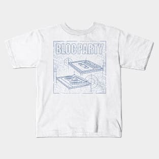 Bloc Party Technical Drawing Kids T-Shirt